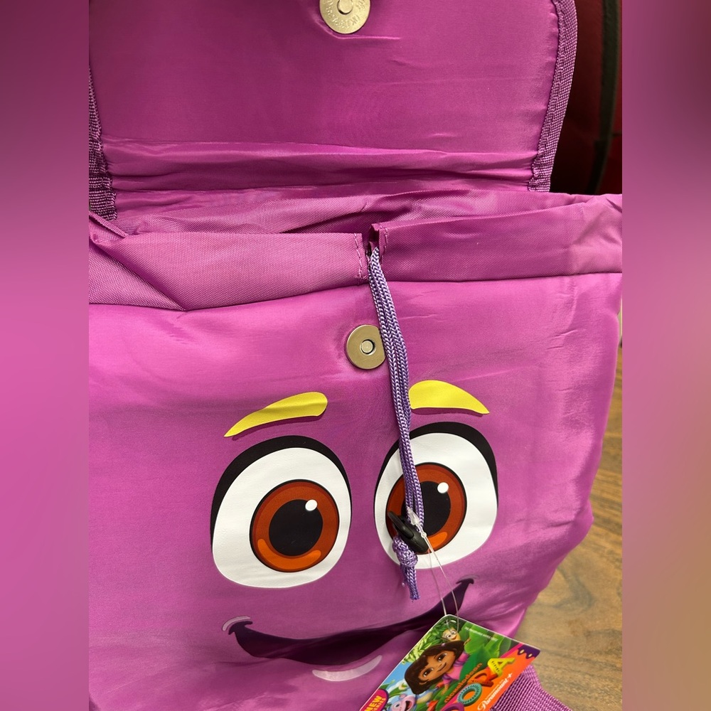 New Nickelodeon Dora the Explorer Purple Backpack - Picture 5 of 8